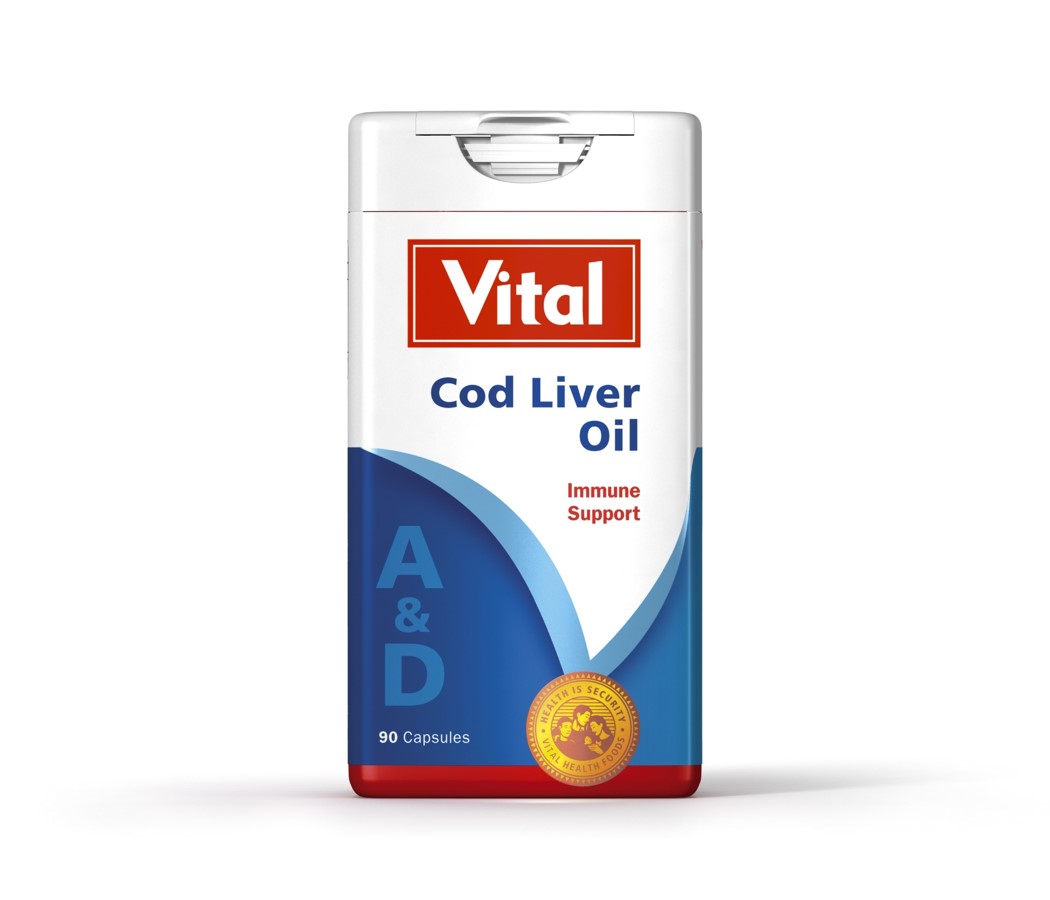 Vital Cod Liver Oil 90 Caps Grays Home Deliveries
