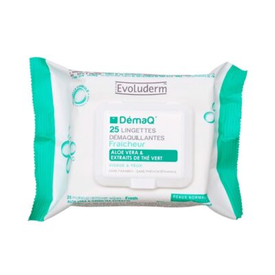 Evoluderm Lingettes Démaquillante  – 25 pcs - Grays Home Delivery