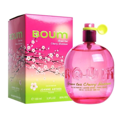 Jeanne Arthes Boum Green Tea Cherry Blossom Edp – 100ml - Grays Home Delivery