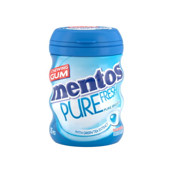 MENTOS PURE FRESH FRESHMINT GUM 35P - 61.25G - Grays Home Deliveries