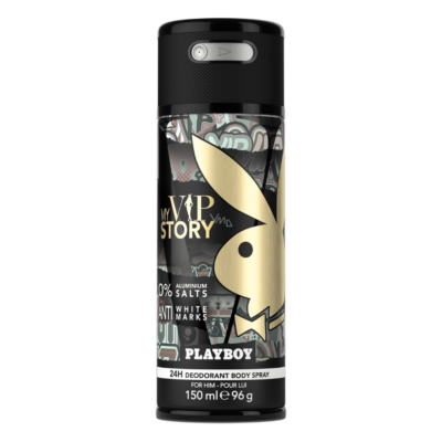 Playboy Body Spray Multiple Me My Vip Story Man – 150ml - Grays Home Delivery