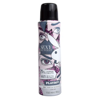 Playboy Deo Spray Multiple Me Sexy So What Woman – 150ml - Grays Home Delivery