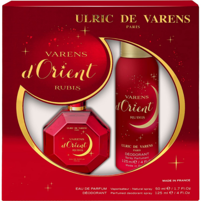 Ulric De Varens Coffret Varens D’orient Rubis – (Edp 50ml + Deo 125ml) - Grays Home Delivery
