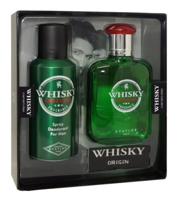 Evaflor Whisky Origin Coffret – (Edt 100ml + Deo 150ml) - Grays Home Delivery