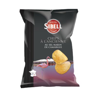  SIBELL POTATO CHIPS ANCIENNE SEL MARIN CAMARGUE THIN N CRISPY – 135G - Grays Home Delivery