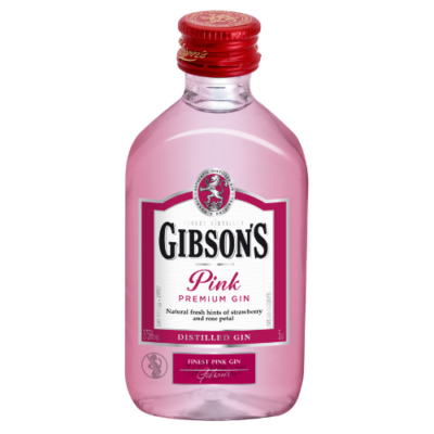 Gibson’s Pink Mini 37.5% – 5cl - Grays Home Delivery