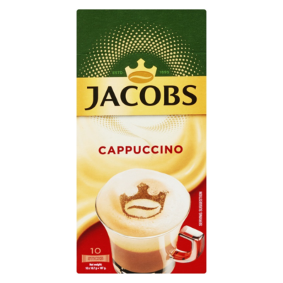 JACOBS INSTANT CAPPUCCINO – 18.7G X 10S - Grays Home Delivery