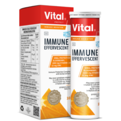 VITAL IMMUNE ULTRA EFFERVESCENT 10’S - Grays Home Delivery