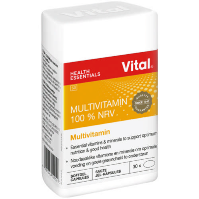 VITAL MULTIVITAMIN – 30 CAPS - Grays Home Delivery