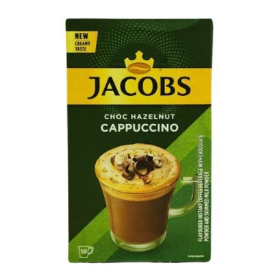JACOBS INSTANT CAPPUCCINO CHOC HAZELNUT 16 5 GR - Grays Home Delivery
