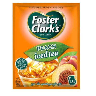 FOSTER CLARK’S PEACH ICED TEA 20G - Grays Home Delivery