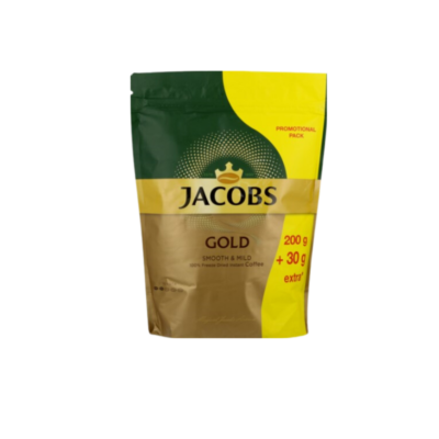 JACOBS GOLD INSTANT COFFEE IN POUCH 230G - Grays Home Delivery