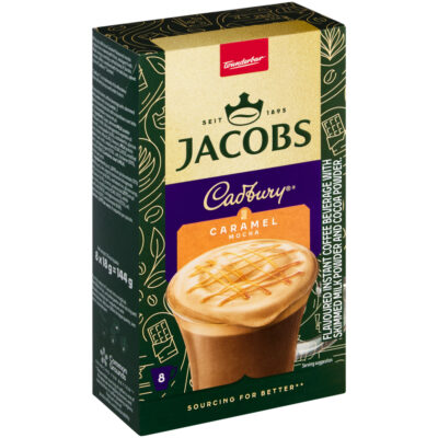 Jacobs Cadbury Caramel Mocha 18Gx8 - Grays Home Delivery