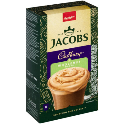 JACOBS CADBURY WHOLENUT MOCHA 18.3GX8 - Grays Home Delivery