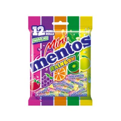 MENTOS MINI BAG RAINBOW ROLL 20P - Grays Home Delivery