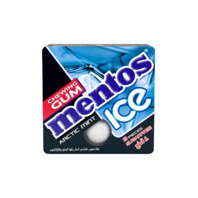 MENTOS GUM ICE BLISTER ARTIC MINT 8P - Grays Home Delivery