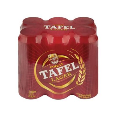 TAFEL LAGER CAN 500ML 4% PACK OF 6 - Grays Home Delivery