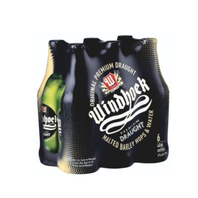 WINDHOEK LAGER NRB 330ML 4% PACK OF 6 - Grays Home Delivery