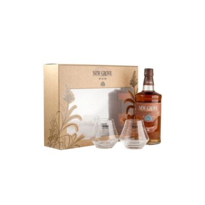 New Grove Gift Pack 5ans + 2 Verres - Grays Home Delivery