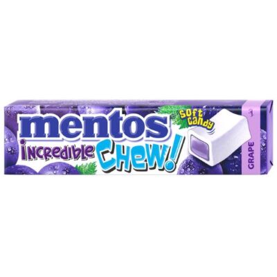 MENTOS INCREDIBLE CHEW STICK GRAPE - Grays Home Delivery