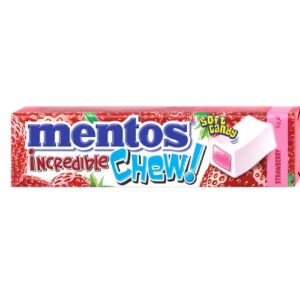 MENTOS - INCREDIBLE CHEW STICK STRAWBERRY