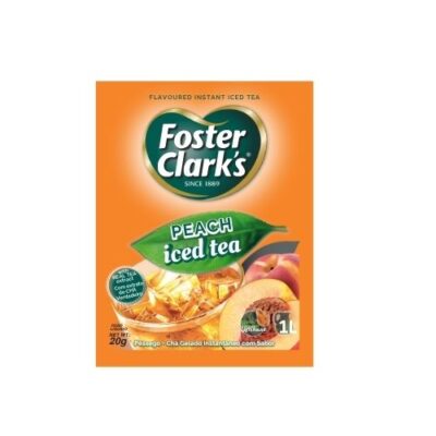 FOSTER CLARK’S PEACH ICED TEA STRING 20G - Grays Home Delivery