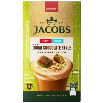 JACOBS CAPPUCCINO DUBAI CHOCOLATE 19.5GX8 - Grays Home Delivery
