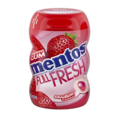 MENTOS FULL FRESH GUM STRAWBERRY NANO BOTTLE 10P - Grays Home Delivery