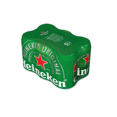 Heineken Lager can 330ml Pack of 6 - Grays Home Delivery