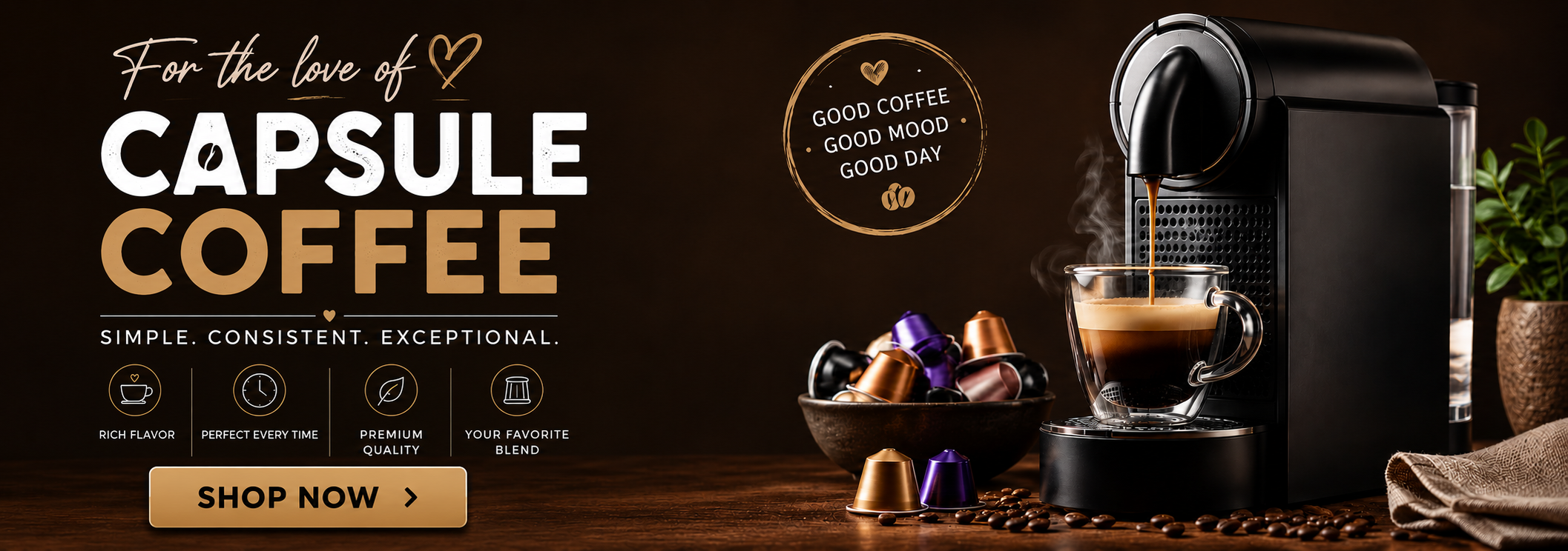 Coffee capsules - shop now
