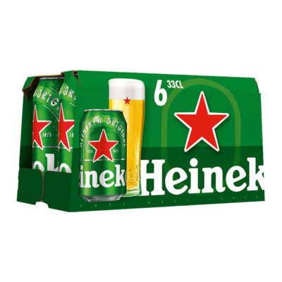 Heineken Lager can 330ml - Grays Home Delivery